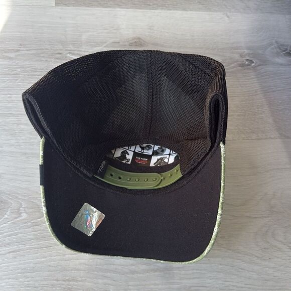 Goorin Bros. Black Sheep Parade The Farm Paisley Green/Black Trucker Hat NEW! - Picture 7 of 8